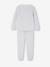 Pyjama garçon velours ours gris chiné - vertbaudet enfant 