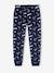 Pyjama  fluweel / velours  met raketprint voor jongens marineblauw - vertbaudet enfant 