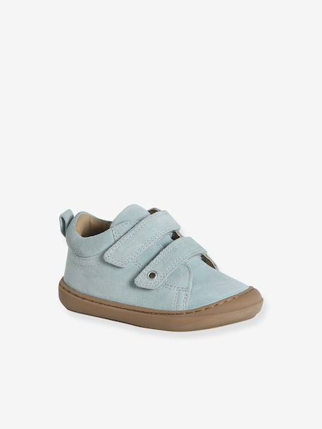 Chaussures premiers pas bébé scratch beige imprimé+bleu imprimé+bronze+lot rose+mauve+or+rose+rose imprimé+rose poudré+turquoise+vert imprimé+vieux rose - vertbaudet enfant 