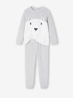 -Pyjama garçon velours ours 
