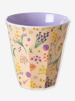 Puériculture-Repas-Vaisselle, coffret repas-Gobelet moyen en mélamine WILD FLOWER rice, 250 ml