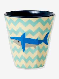 Puériculture-Repas-Gobelet moyen en mélamine SHARK PRINT rice, 250 ml