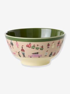 Puériculture-Repas-Bol moyen en mélamine HOLIDAY PRINT rice, 700 ml