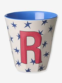 Puériculture-Repas-Gobelet moyen en mélamine avec étoiles LETTRE R rice, 250 ml