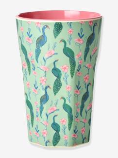 Puériculture-Repas-Grand gobelet en mélamine PEACOCK POWER rice, 400 ml