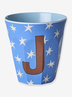 Puériculture-Gobelet moyen en mélamine avec étoiles LETTRE J rice, 250 ml