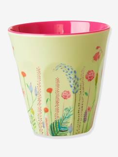 Puériculture-Repas-Vaisselle, coffret repas-Gobelet moyen en mélamine SUMMER FLOWERS rice, 250 ml