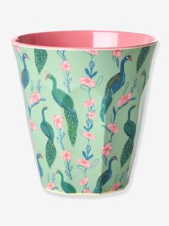 Puériculture-Repas-Vaisselle, coffret repas-Gobelet moyen en mélamine PEACOCK POWER rice, 250 ml