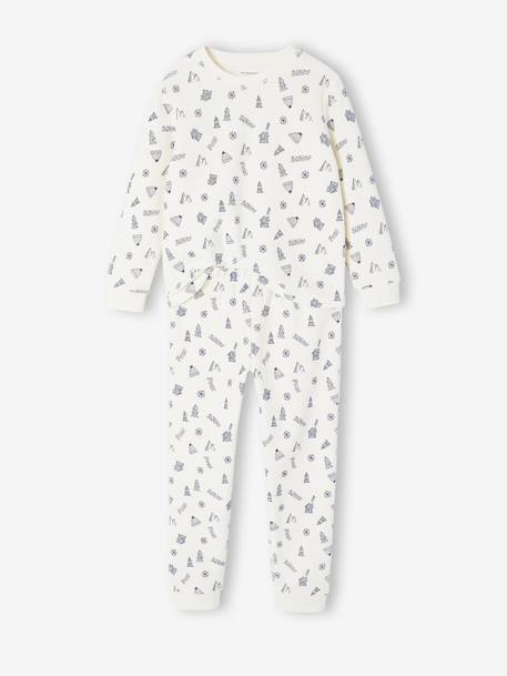 Lot de 2 pyjamas garçon velours snow vert - vertbaudet enfant 
