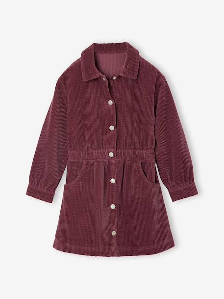 Fille-Robe-Robe en velours fille