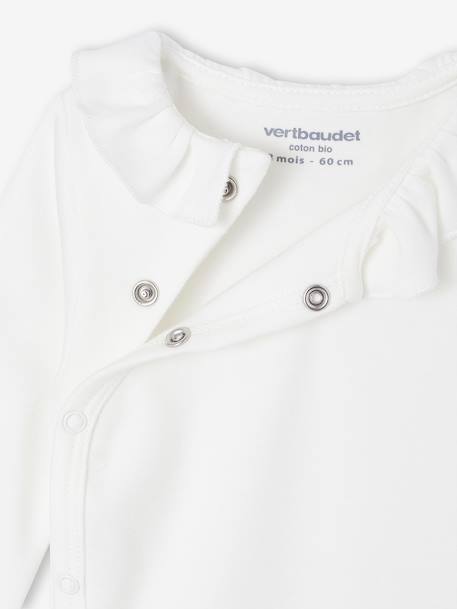 3-delige babyset met babypakje + body + knuffels blauwgroen+rozen - vertbaudet enfant 