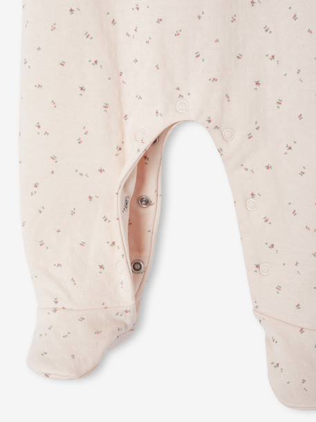 Ensemble 3 pièces naissance combinaison body doudou rose+vert d'eau - vertbaudet enfant 