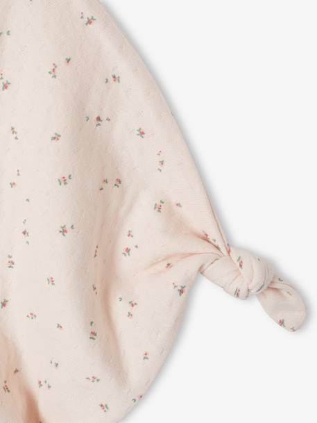 3-delige babyset met babypakje + body + knuffels blauwgroen+rozen - vertbaudet enfant 