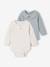 Set van 2 body's voor pasgeborenen met overhemdkraag en tuniekkraag gemêleerd beige - vertbaudet enfant 