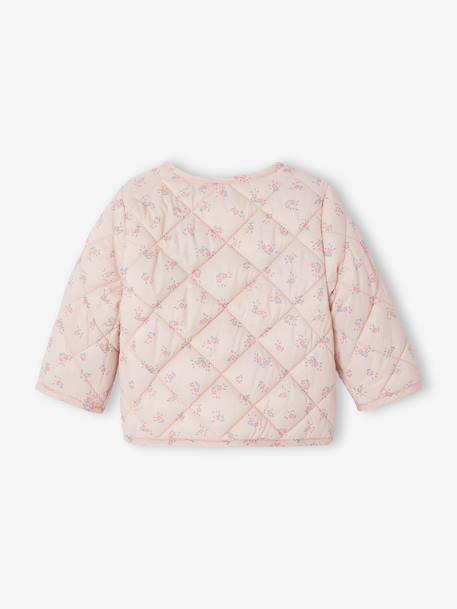 Parka + doudoune fine bébé 3 en 1 olive+vieux rose - vertbaudet enfant 