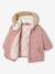Parka + doudoune fine bébé 3 en 1 olive+vieux rose - vertbaudet enfant 