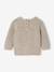 Pull bébé en maille côtelée beige chiné - vertbaudet enfant 