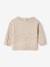 Pull bébé en tricot fantaisie ajouré beige chiné - vertbaudet enfant 
