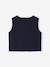 Mouwloze trui baby ecru+marineblauw - vertbaudet enfant 