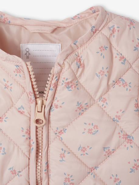 Parka + doudoune fine bébé 3 en 1 olive+vieux rose - vertbaudet enfant 