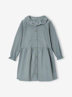 Robe en velours milleraies fille  - vertbaudet enfant