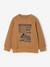 Set van 2 sweaters met ronde hals en print voor jongens pecannoot - vertbaudet enfant 