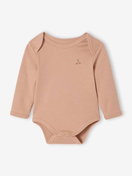 Lot de 5 bodies naissance avec ouverture américaine rose pâle - vertbaudet enfant 