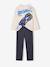 Tweekleurige pyjama Mattel® HOT WHEELS jongen marineblauw - vertbaudet enfant 