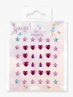 -Bijoux d'oreille autocollants étoiles + coeurs