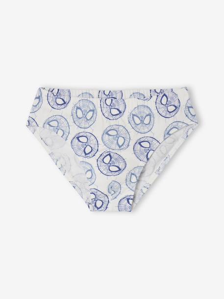 Set van 5 SPIDERMAN Slips voor jongens chambrayblauw - vertbaudet enfant 