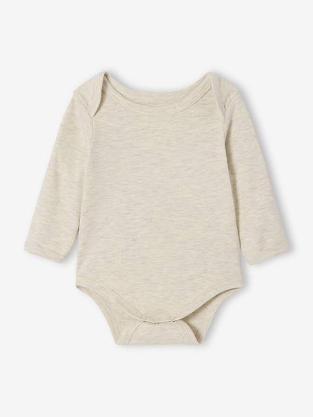 Lot de 5 bodies naissance avec ouverture américaine rose pâle - vertbaudet enfant 