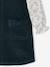 Ensemble fille robe chasuble en velours et blouse gaze coton bleu pétrole - vertbaudet enfant 