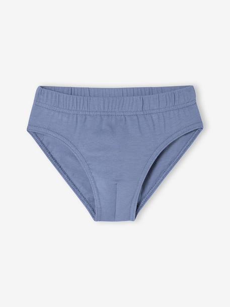 Lot 5 Slips Spiderman Garçon bleu chambray - vertbaudet enfant 