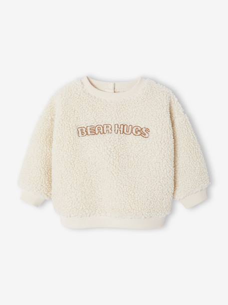 Coffret bébé sweat-shirt + pantalon + doudou caramel - vertbaudet enfant 