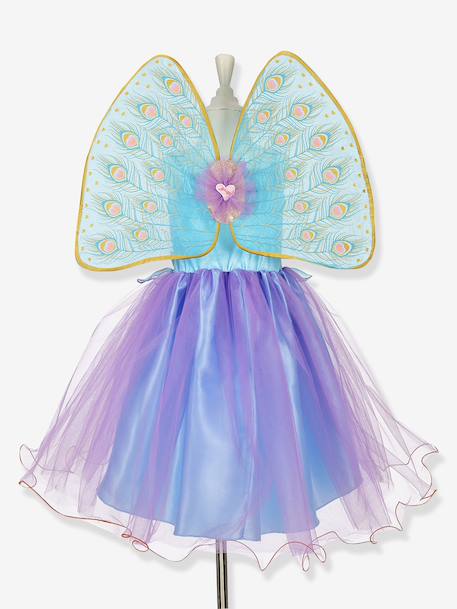 Déguisement Tamara : robe + ailes de paon bleu - vertbaudet enfant 