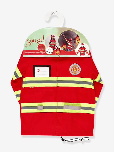 Set du pompier + accessoires rouge - vertbaudet enfant 