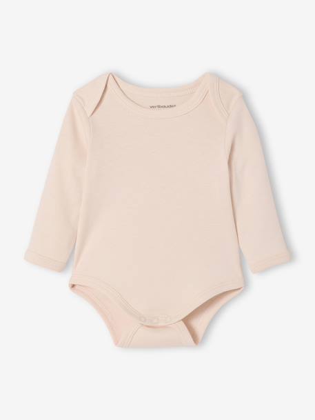 Lot de 5 bodies naissance avec ouverture américaine rose pâle - vertbaudet enfant 