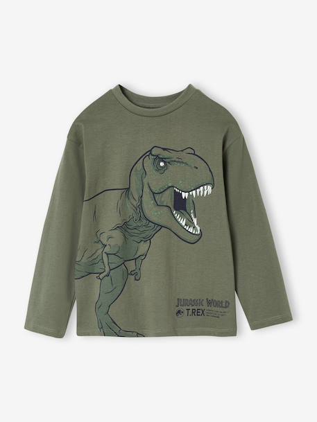 Tweekleurige pyjama JURASSIC WORLD® jongen korstmos - vertbaudet enfant 