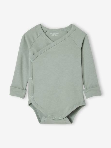 Lot de 5 bodies naissance évolutifs thème dinosaures vert - vertbaudet enfant 