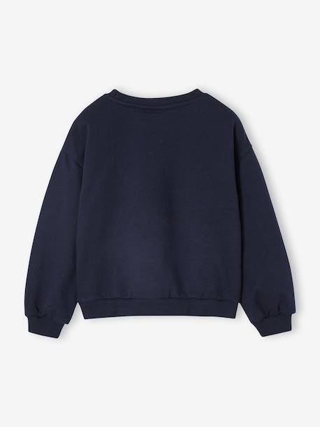 Sweat de Noël fille Disney Lilo & Stitch marine - vertbaudet enfant 