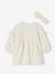 Ensemble naissance robe + bandeau imprimés coeurs écru - vertbaudet enfant 