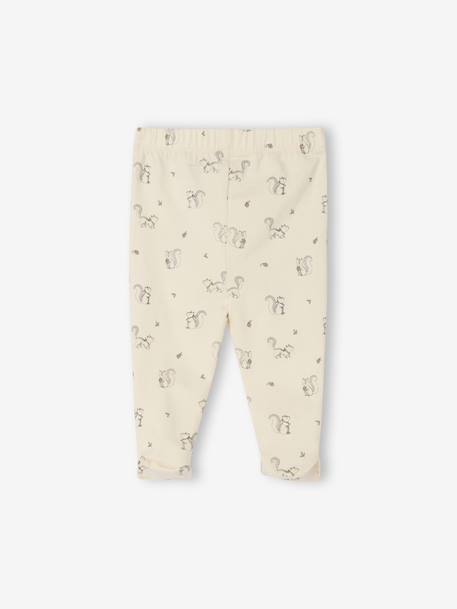 Lot de 2 pantalons naissance à pieds beige - vertbaudet enfant 