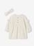 Ensemble naissance robe + bandeau imprimés coeurs écru - vertbaudet enfant 