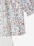 Babypakje met jurk met bloemenprint + panty's ecru - vertbaudet enfant 