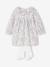Babypakje met jurk met bloemenprint + panty's ecru - vertbaudet enfant 