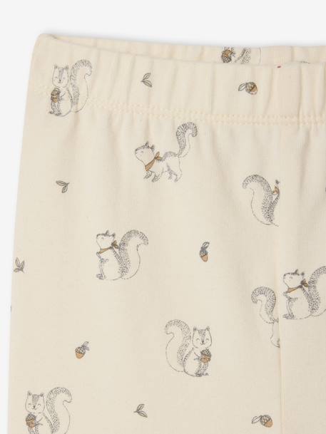 Lot de 2 pantalons naissance à pieds beige - vertbaudet enfant 
