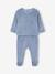 2-delige set pyjama's voor pasgeborenen in fluweel / velours ecru - vertbaudet enfant 