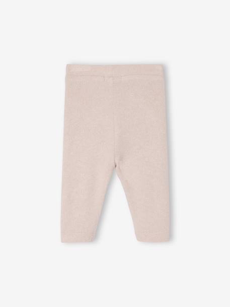 Pantalon naissance en tricot mauve - vertbaudet enfant 