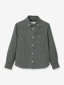 Garçon-Chemise-Chemise flanellisée à carreaux garçon