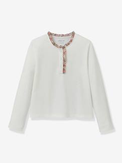 -T-shirt tunisien tissu Liberty fille Coton biologique